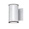 Westinghouse Fixture Wall Outdr LED Dimmableable 8.5W Mayslick Nickel Luster Frosted Glass 6580700 - alternate 2